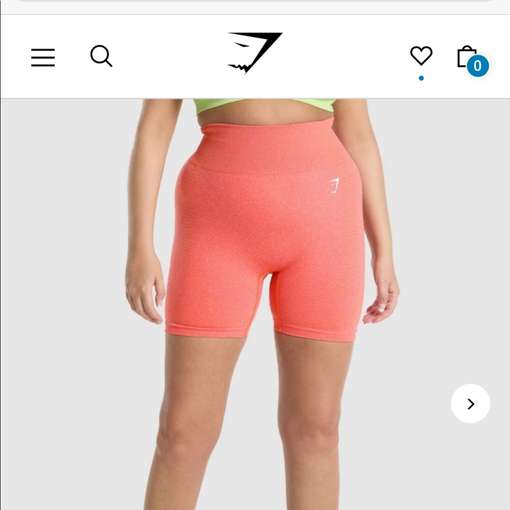Gymshark VITAL SEAMLESS 2.0 SHORTS pink